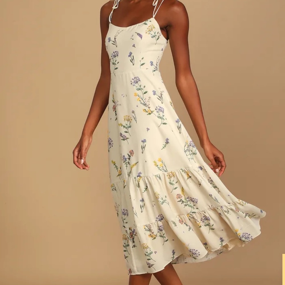 LuLus white dress